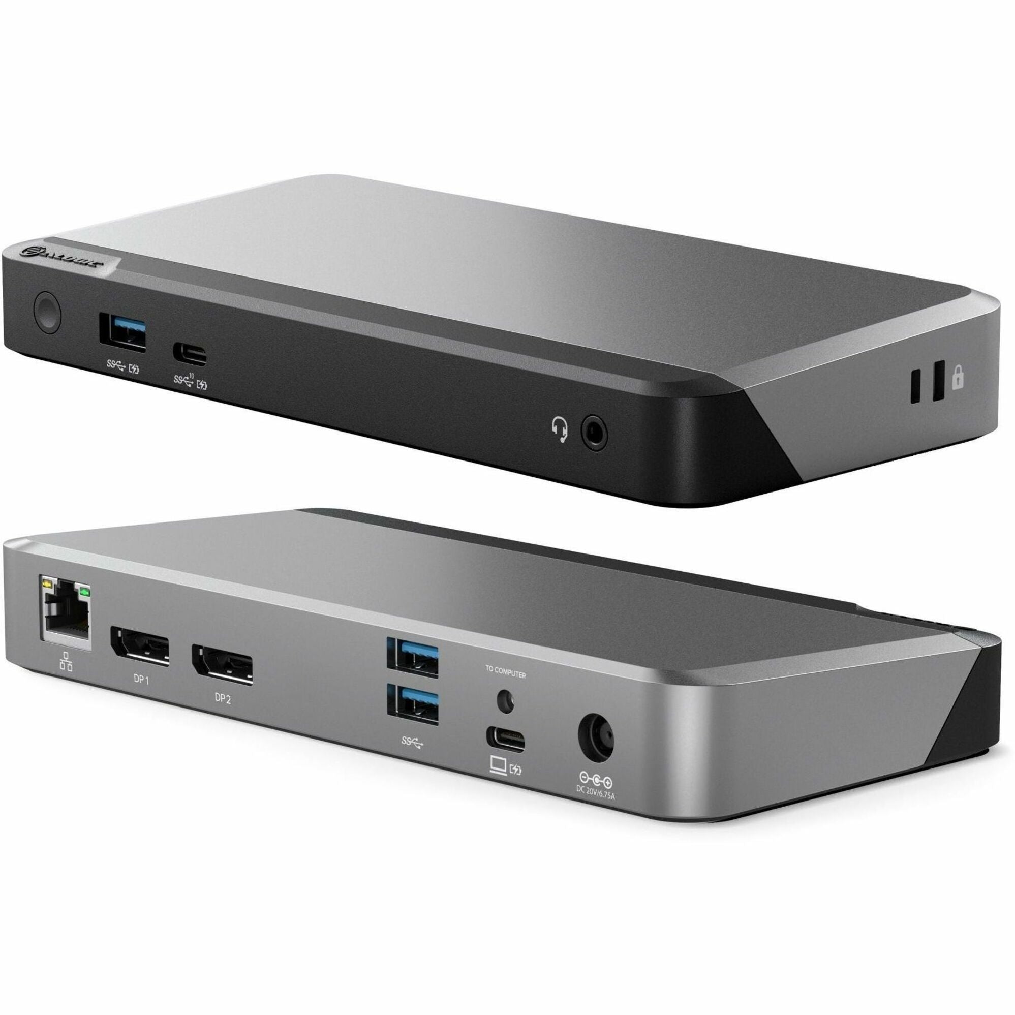 Alogic MX3 USB Type C Docking Station for Monitor, Notebook, Smartphone - Memory Card Reader - SD - 135 W - Black, Space Gray - TAA Compliant