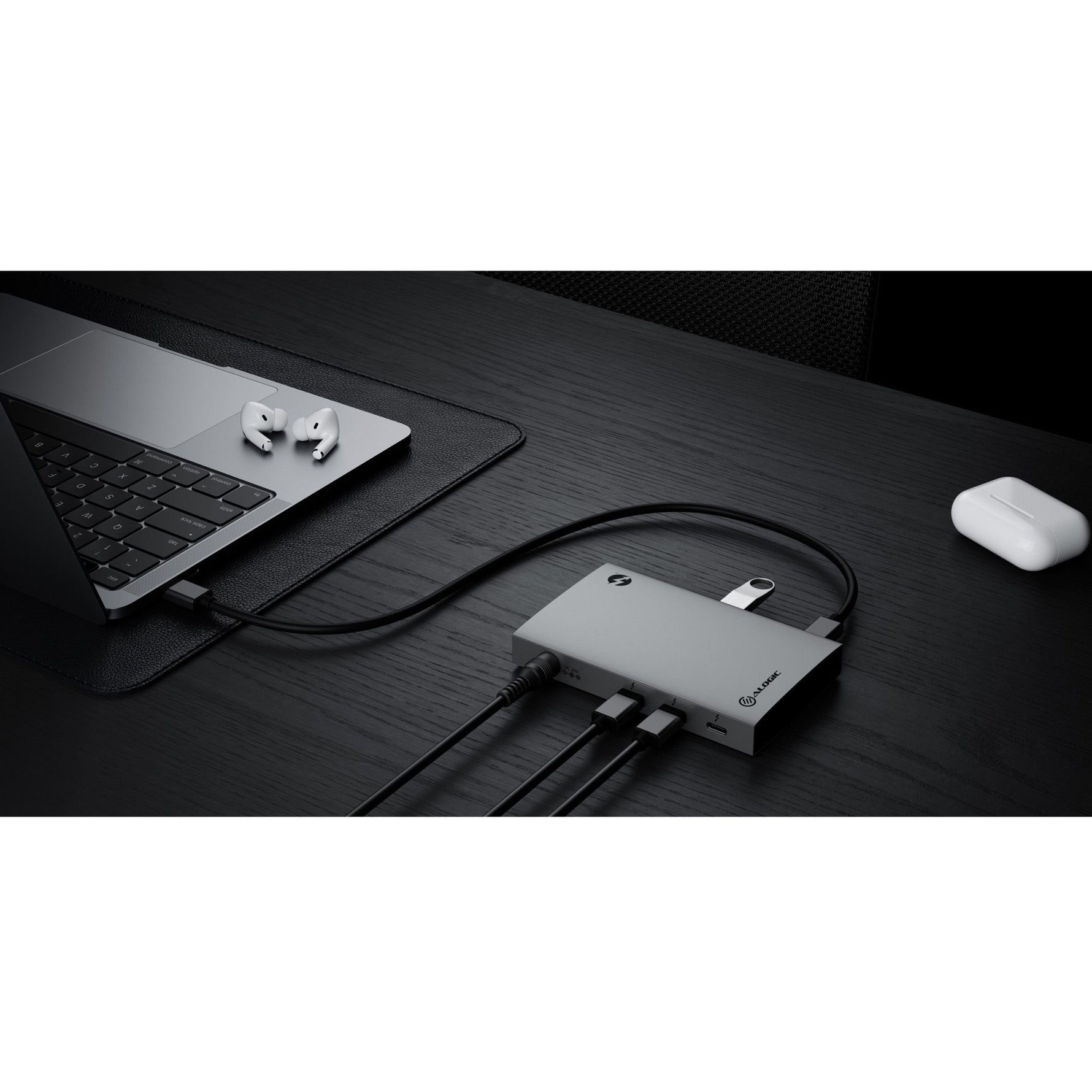 Alogic BLAZE Thunderbolt 4 Docking Station for Notebook, Desktop PC, Hard Drive, Monitor - Space Gray - Alternate view 10