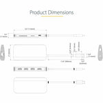 StarTech.com USB C Multiport Adapter, 4K 60Hz HDMI HDR10 Video, 3 Port 5Gbps USB-A Hub, 100W PD Pass-Through, GbE, SD/MicroSD, Mini Dock - Alternate view 7