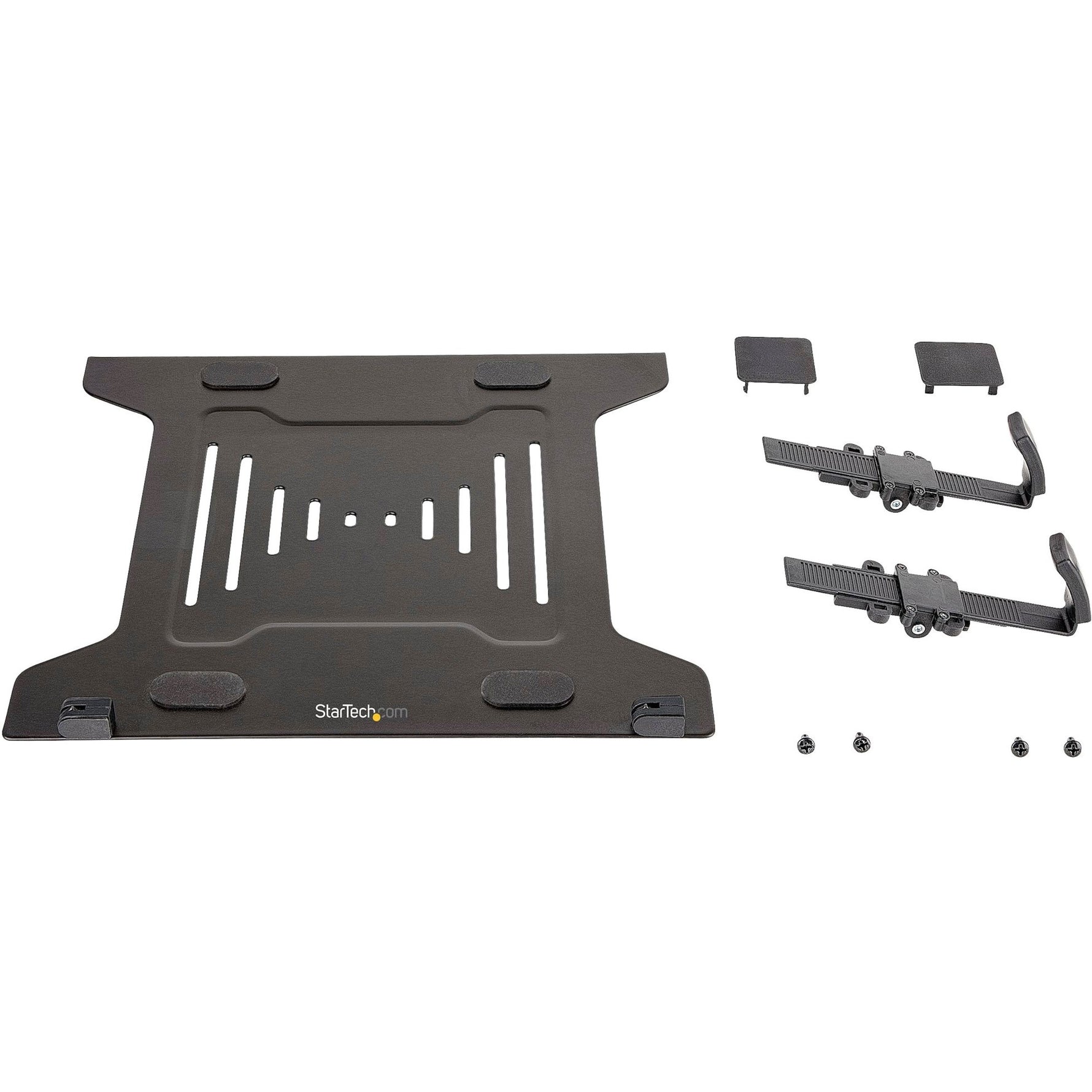 StarTech.com VESA Laptop Tray, Adjustable Monitor Arm Laptop Tray, Secures Notebooks up to 4.5kg (9.9lb), 75x75 & 100x100 VESA, Ventilated - Alternate view 9