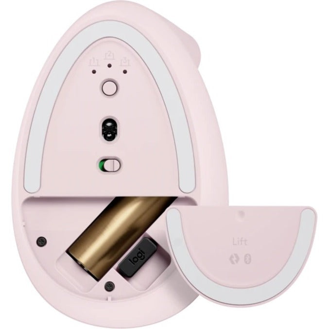 Logitech Lift Mouse - Bluetooth - USB - Optical - 6 Button(s) - Rose - Alternate view 16
