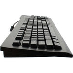 Seal Shield Silver Seal SSKSV207L Keyboard - Cable Connectivity - USB Interface - English (US) - Black - Right view