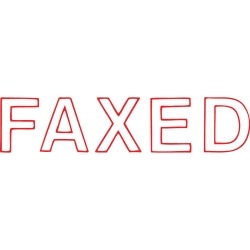 X-Stamper 1346 Faxed Red (Each)