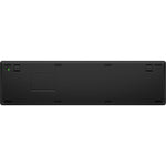 HP 450 Keyboard - Wireless Connectivity - USB Type A Interface - Black - Bottom view