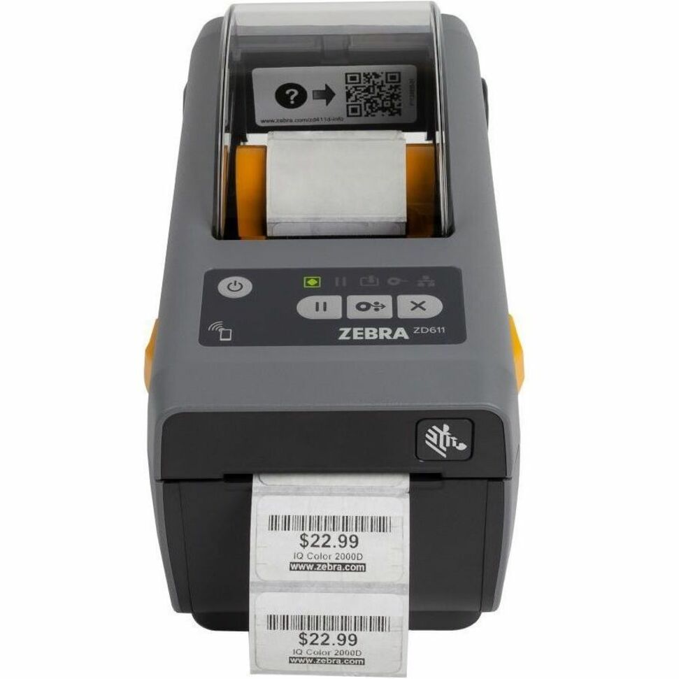 Zebra ZD611 Desktop Direct Thermal Printer - Monochrome - Label/Receipt Print - Fast Ethernet - USB - USB Host - Bluetooth - Near Field Communication (NFC) - EU, UK, AUS, JP