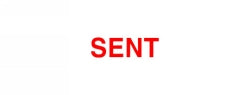 X-Stamper 1567 Sent Red (Each)