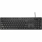 Targus AKB30AMUS Keyboard - Cable Connectivity - USB Interface - Black - Top view