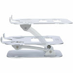 StarTech.com Laptop Stand for Desk, Ergonomic Laptop Stand Adjustable Height, Aluminum, Up to 22lb/10kg, Foldable Notebook Riser/Lift - Left view