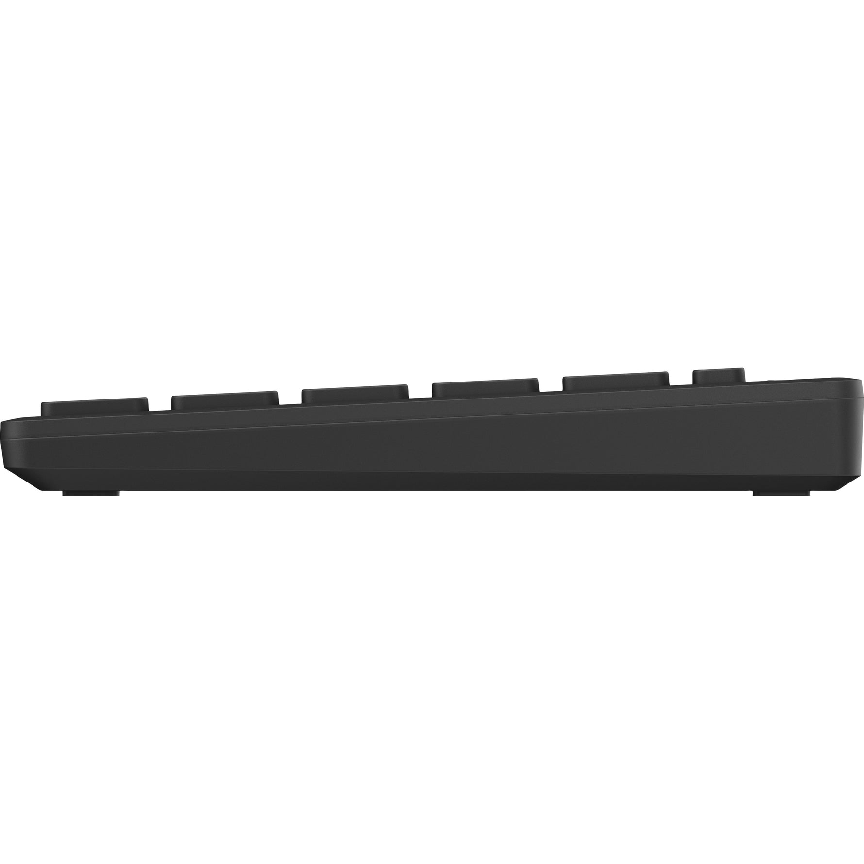 HP 350 Rugged Keyboard - Wireless Connectivity - Black - Left view