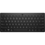 HP 350 Rugged Keyboard - Wireless Connectivity - Black - Top view
