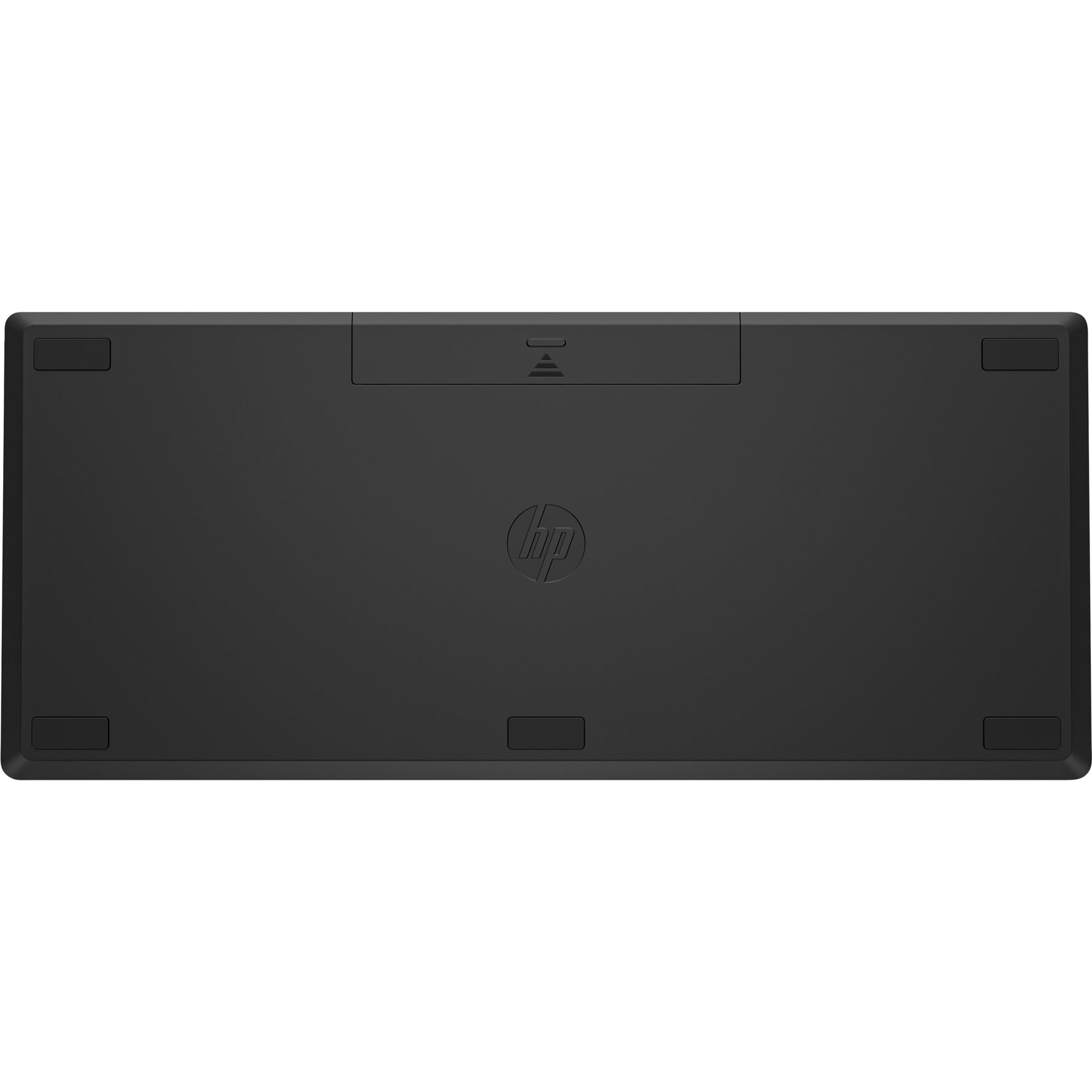 HP 350 Rugged Keyboard - Wireless Connectivity - Black - Bottom view