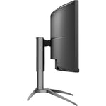 AOC AGON AG493UCX2 49' Class Dual Quad HD (DQHD) Curved Screen Gaming LCD Monitor - 32:9 - Textured Black - Right view