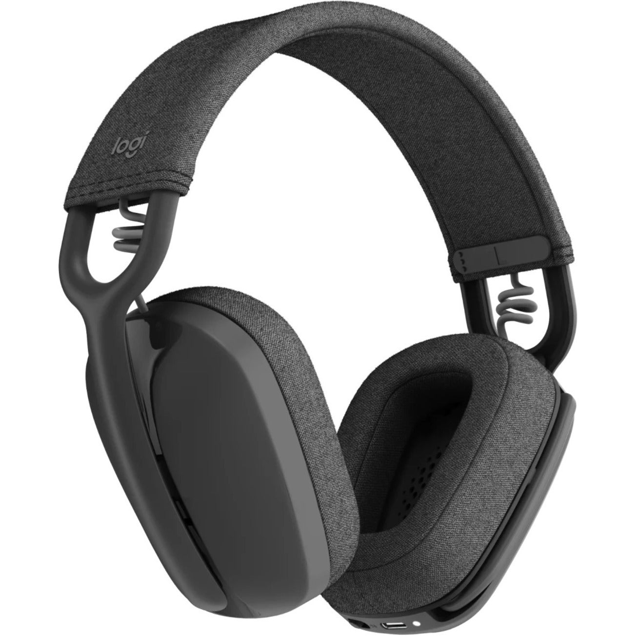Logitech Zone Vibe Wireless Over-the-ear, Over-the-head Stereo Headset - Graphite - Right view