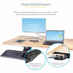 StarTech.com Under Desk Keyboard Tray, Height Adjustable Keyboard and Mouse Tray (10' x 26'), Ergonomic Computer Keyboard Tray w/Mouse Pad - Alternate view 6