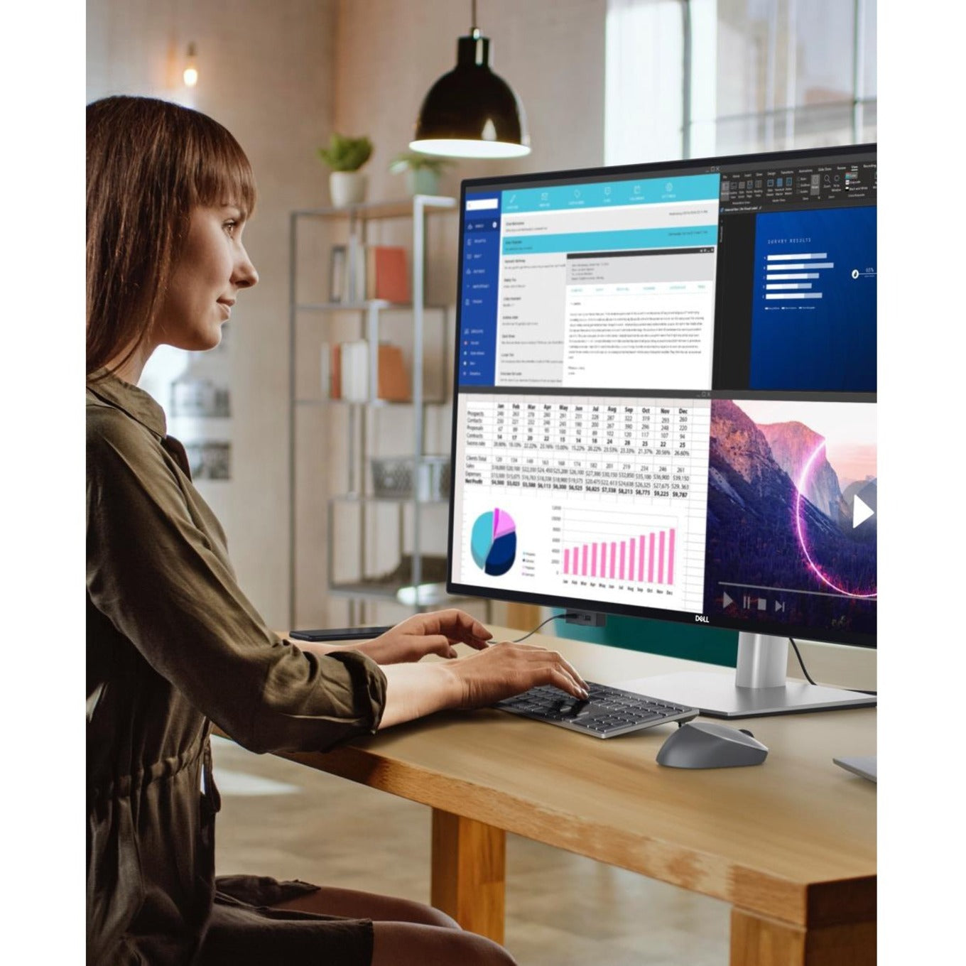 Dell UltraSharp U4323QE 43' Class 4K UHD LCD Monitor - 16:9 - Alternate view 11