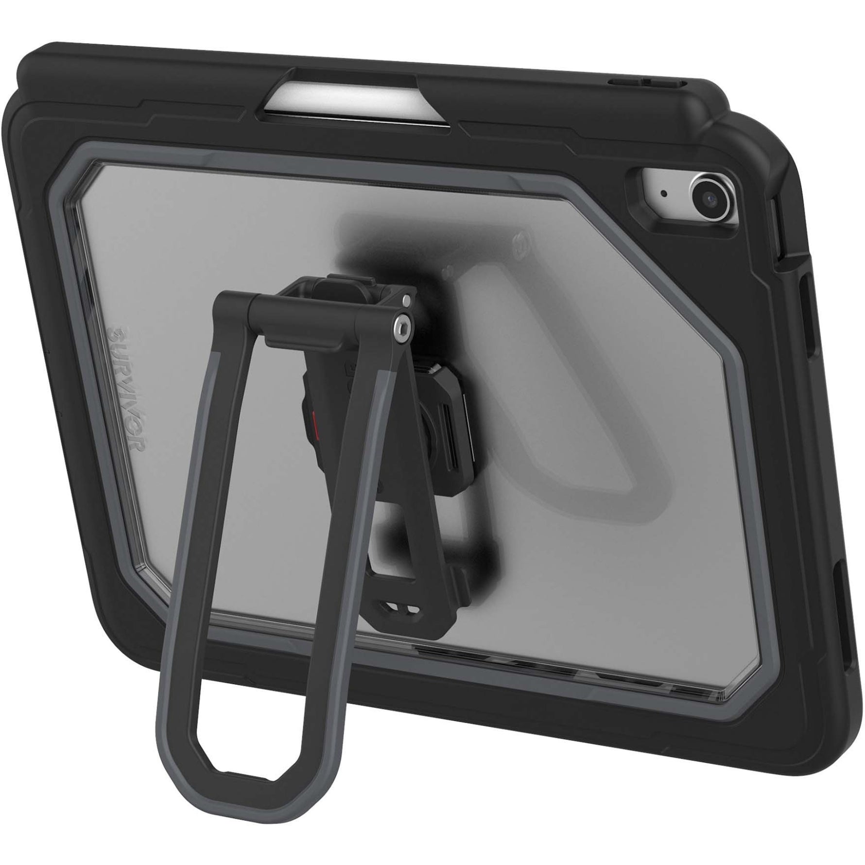 Survivor All-Terrain Case for Apple iPad (10th Generation) Tablet - Black - Top view