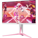 AOC AGON AG275QXR 27' Class WQHD Gaming LCD Monitor - 16:9 - White, Pink - Left view