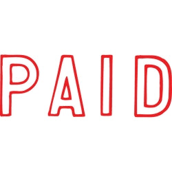 X-Stamper 1005 Paid Red (Each)