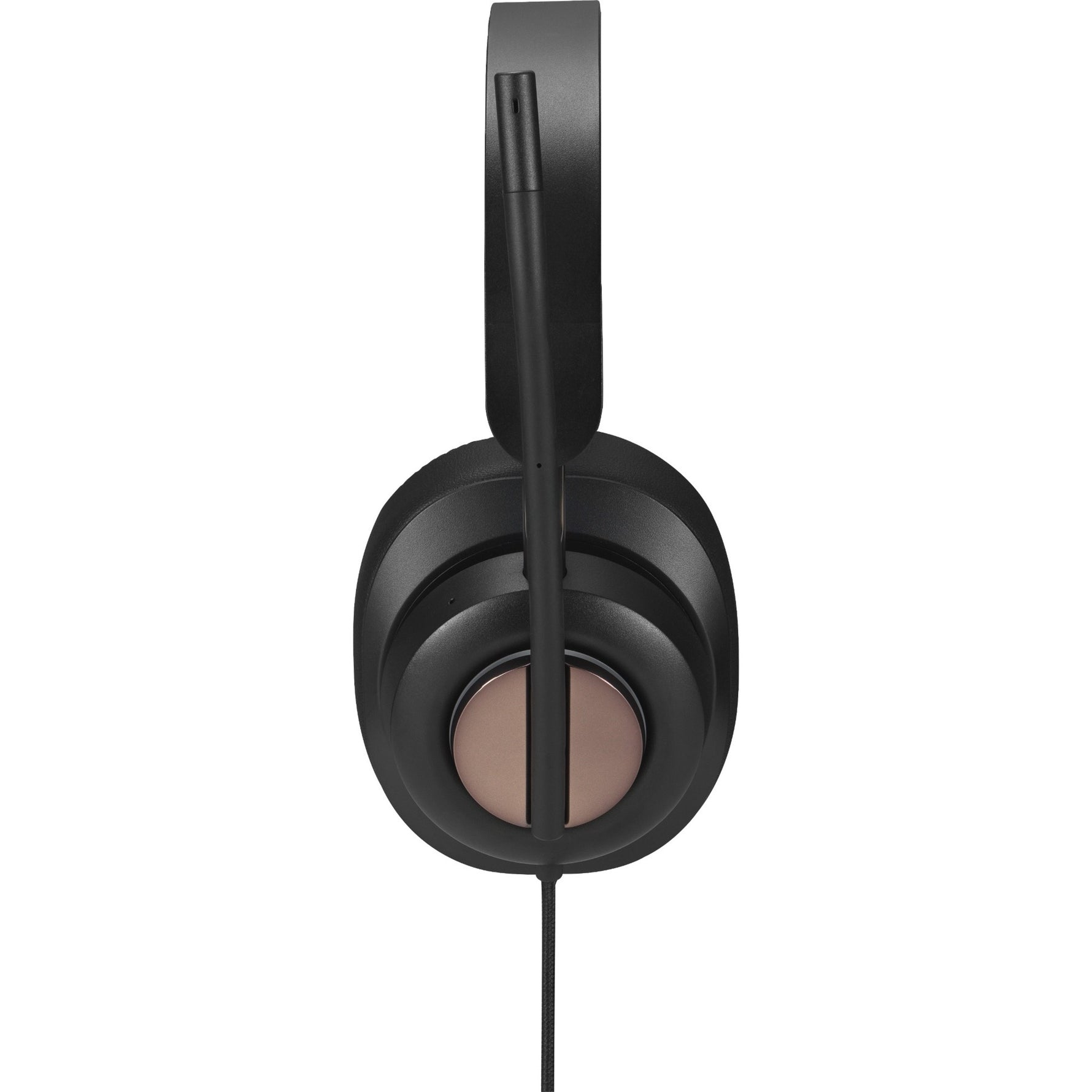 Kensington H2000 Wired Over-the-ear Stereo Headset - Black - Left view