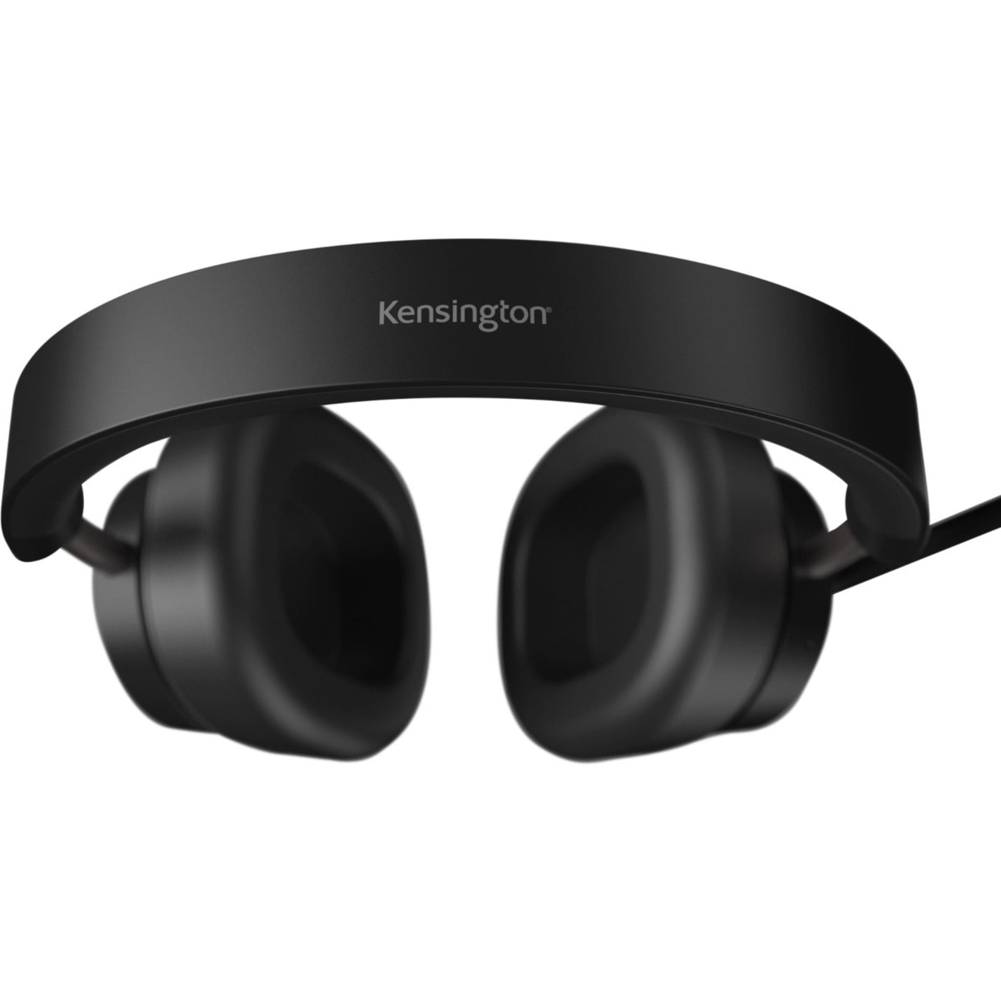 Kensington H2000 Wired Over-the-ear Stereo Headset - Black - Top view
