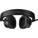 Kensington H2000 Wired Over-the-ear Stereo Headset - Black - Top view