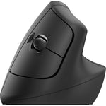Logitech Lift for Business Mouse - Bluetooth - USB - 4 Programmable Button(s) - Graphite - Alternate view 6