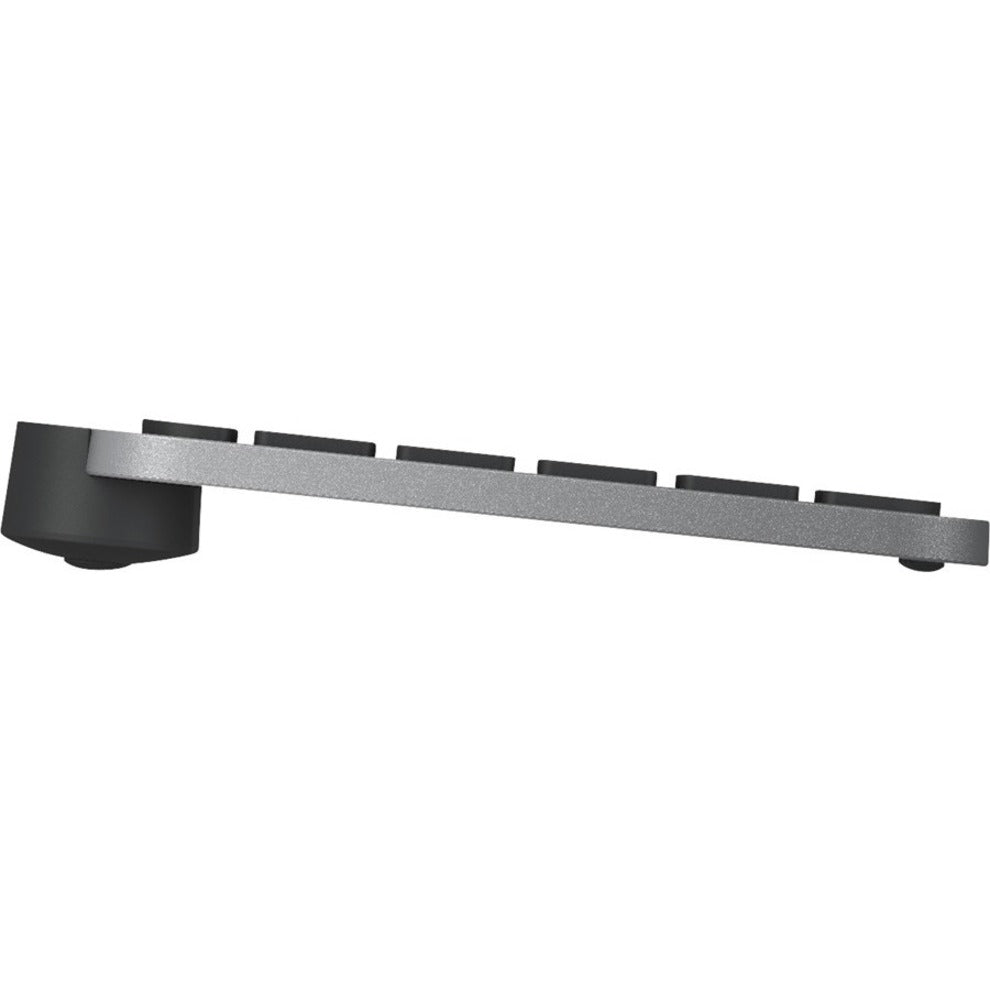 Logitech MX Keys Mini for Business Keyboard - Wireless Connectivity - English (US), Brazilian - Graphite - Right view
