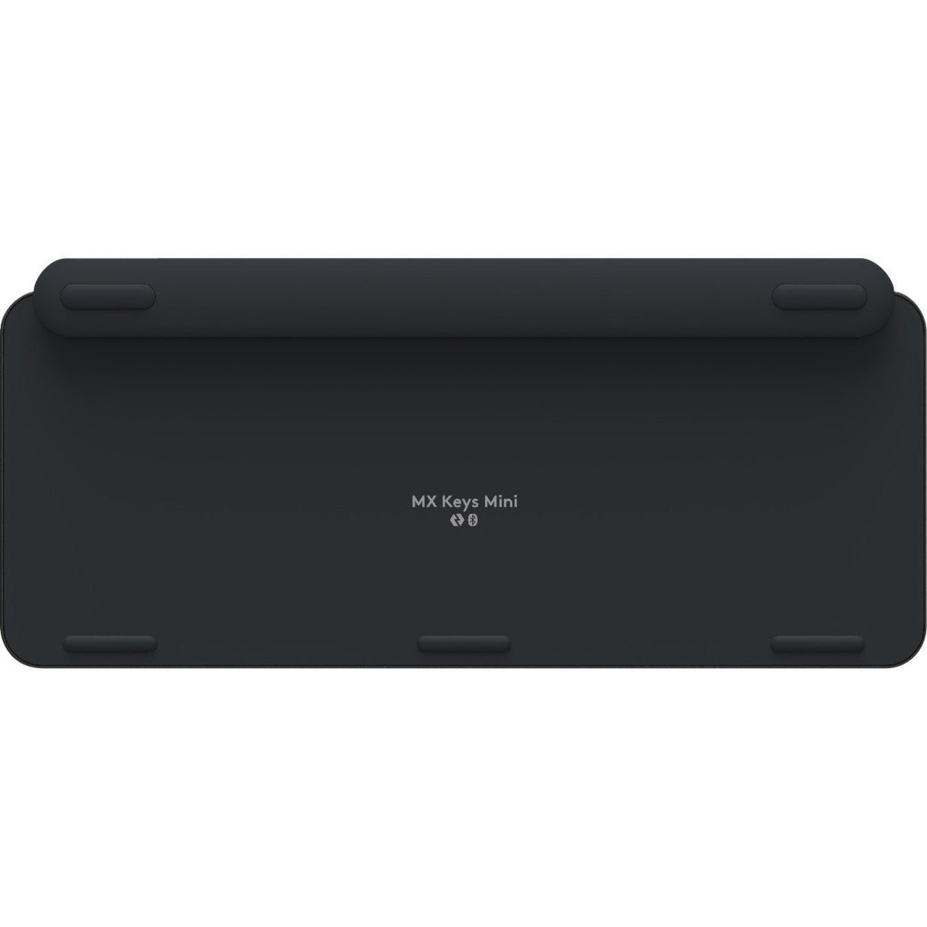 Logitech MX Keys Mini for Business Keyboard - Wireless Connectivity - English (US), Brazilian - Graphite - Bottom view