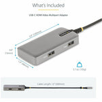 StarTech.com USB-C Multiport Adapter, 4K 60Hz HDMI, 3-Port USB Hub, 100W Power Delivery Pass-Through, Mini Dock, Windows/macOS/ChromeOS - Alternate view 6