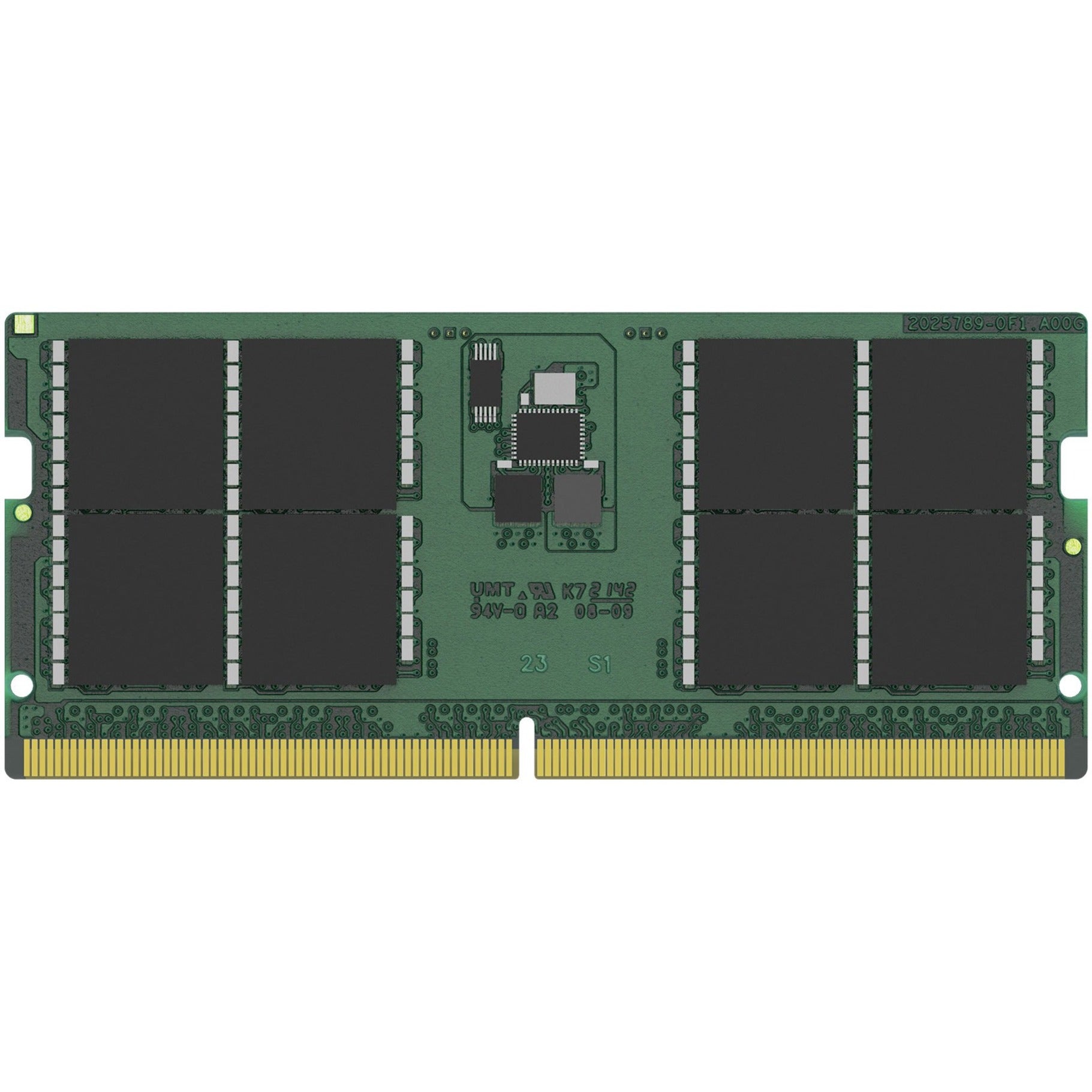 Kingston ValueRAM RAM Module for Notebook - 32 GB - DDR5-5600/PC5-44800 DDR5 SDRAM - 5600 MHz Dual-rank Memory - CL46 - 1.10 V
