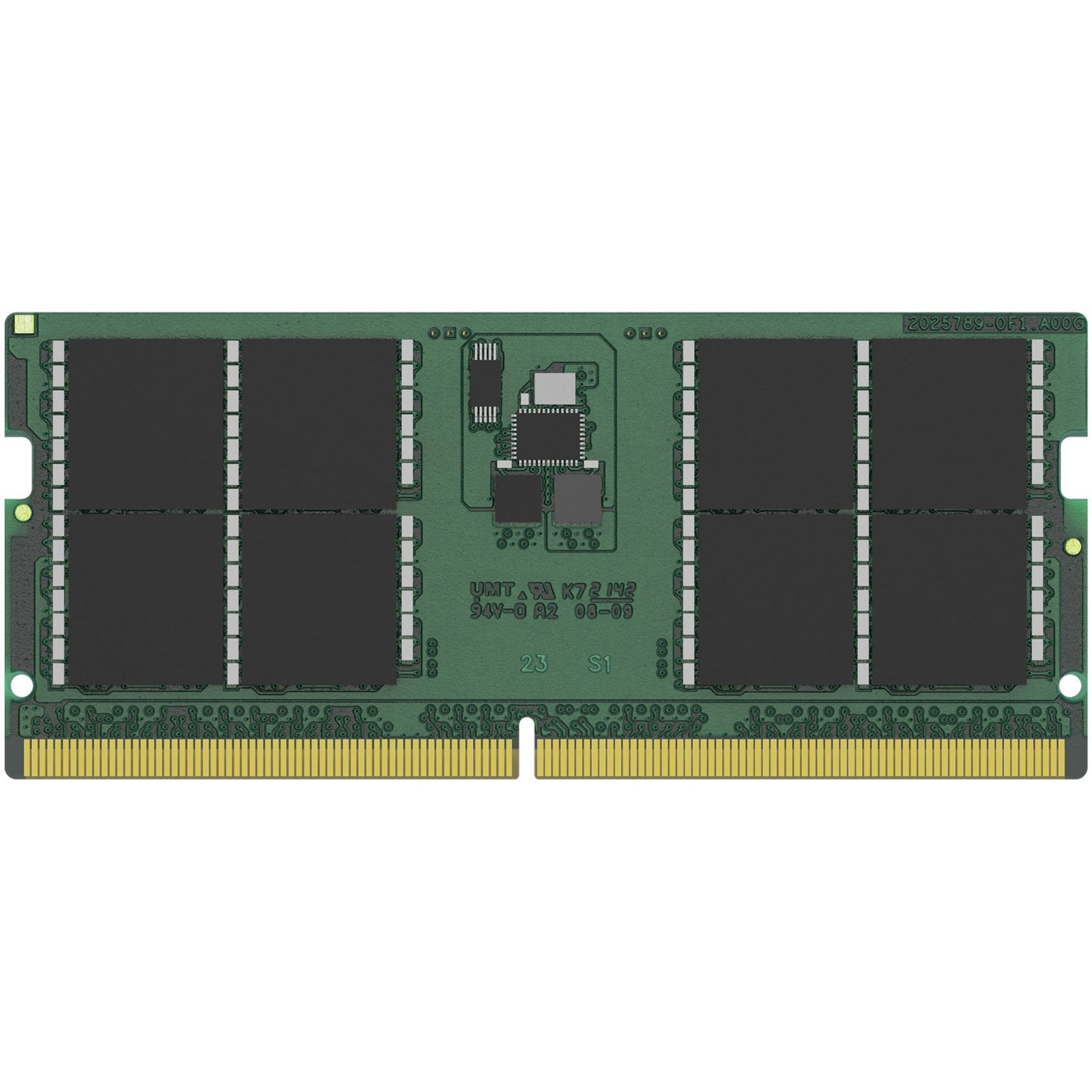 Kingston ValueRAM RAM Module for Notebook - 32 GB - DDR5-5600/PC5-44800 DDR5 SDRAM - 5600 MHz Dual-rank Memory - CL46 - 1.10 V