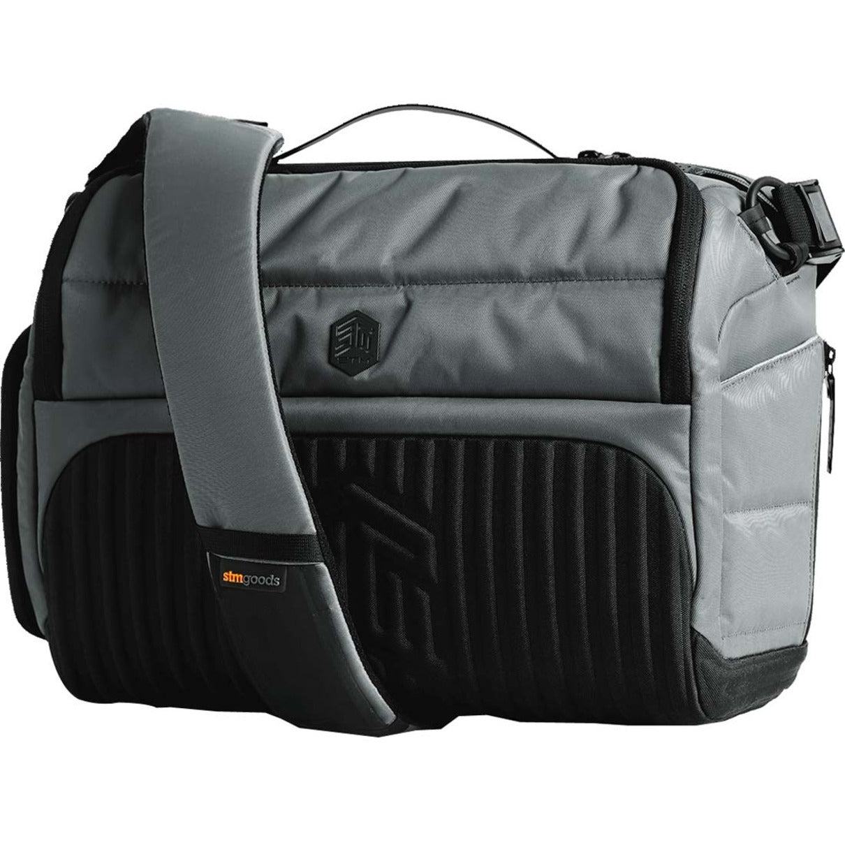 STM Goods Dux Rugged Carrying Case (Messenger) for 38.1 cm (15') to 40.6 cm (16') Apple MacBook - Gray Storm