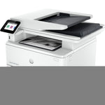 HP LaserJet Pro 4101fdn Laser Multifunction Printer - Monochrome - White - Left view