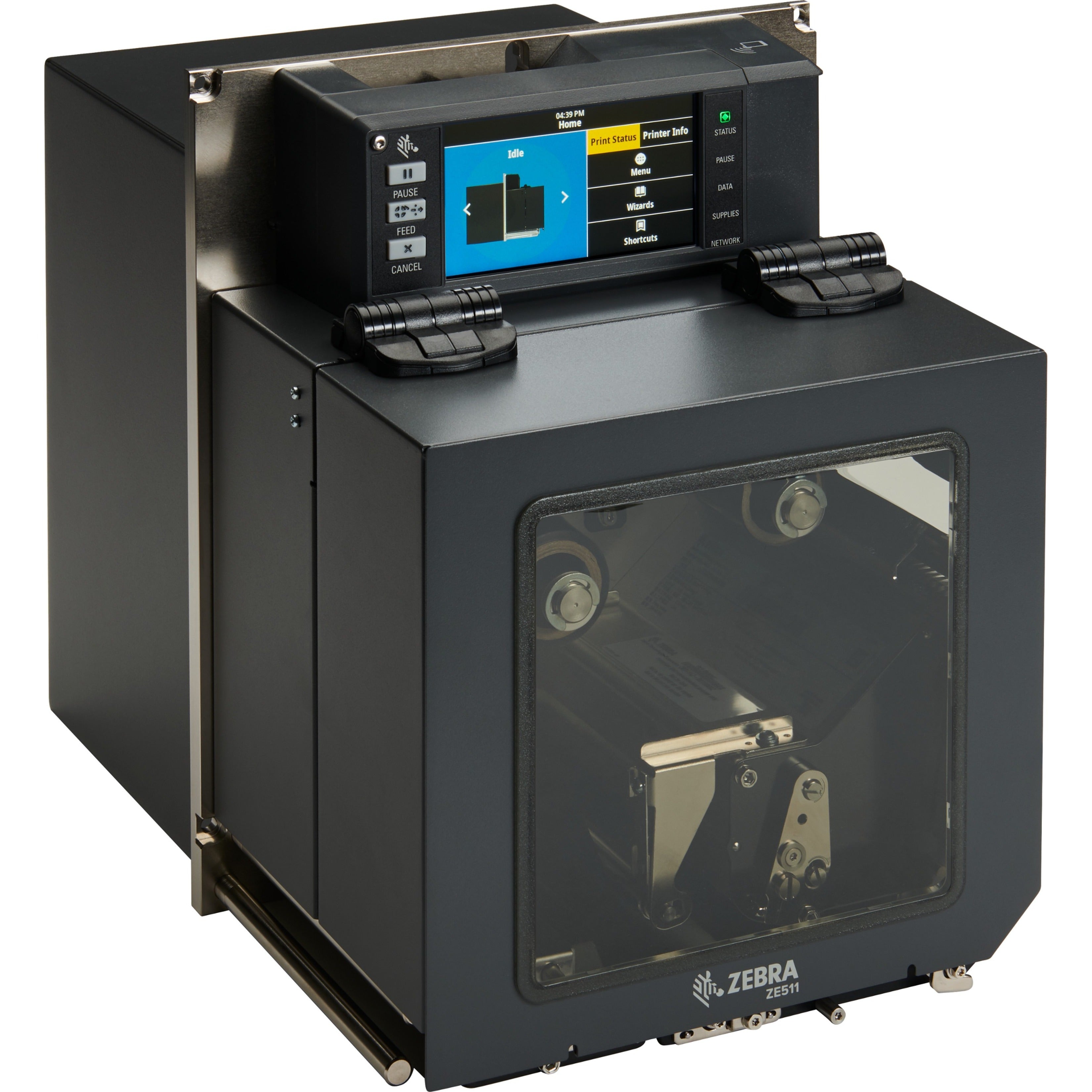 Zebra ZE511 Desktop Direct Thermal/Thermal Transfer Printer - Monochrome - Label Print - Fast Ethernet - USB - USB Host - Serial - Bluetooth - UK, AUS, JP, EU