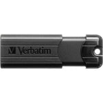 Verbatim PinStripe 256 GB USB 3.2 (Gen 1) Flash Drive - Black