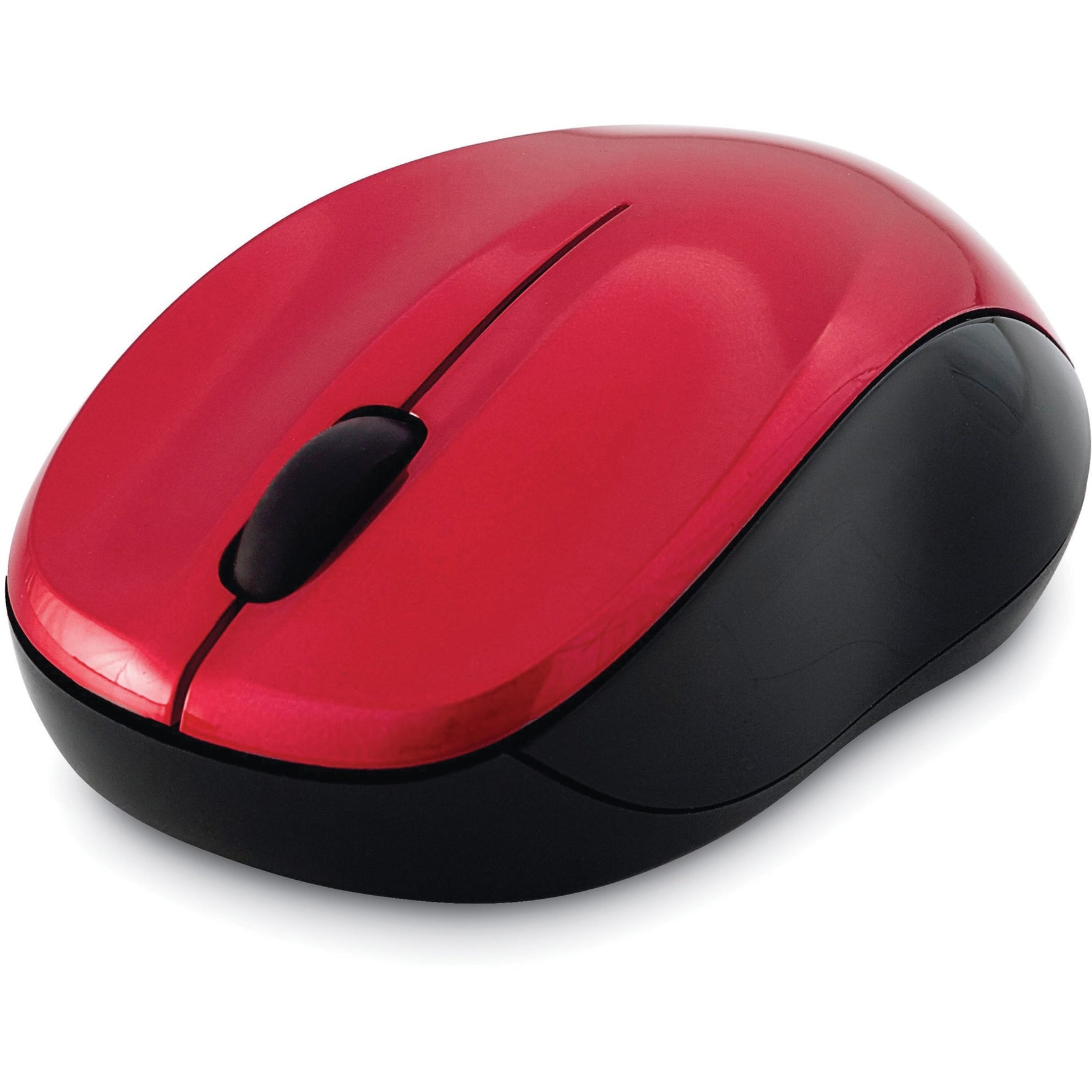 Verbatim Silent Mouse - Radio Frequency - USB Type A - Blue LED/Optical - 3 Button(s) - Red - 1