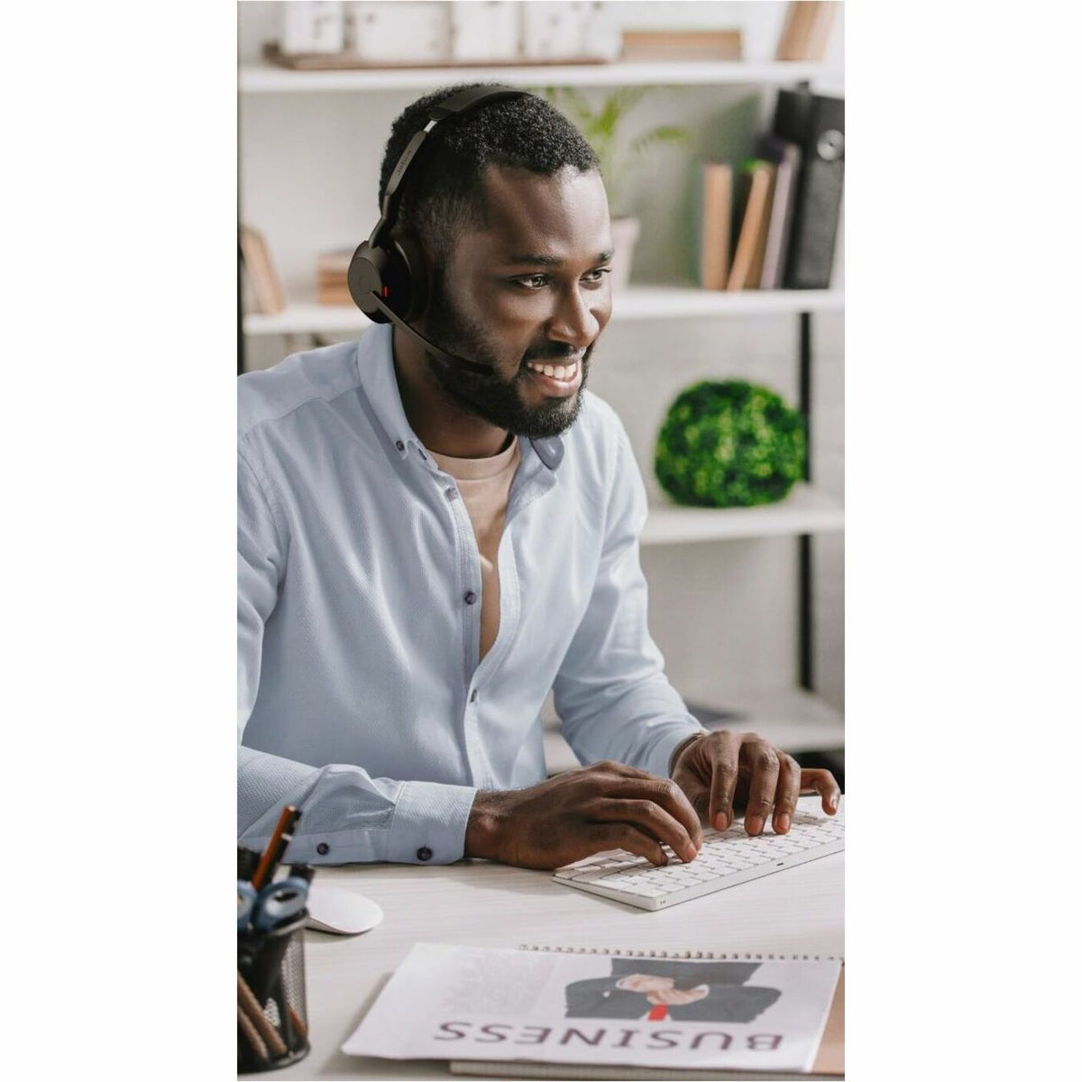 Jabra Evolve2 55 Wireless On-ear Mono Headset