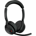 Jabra Evolve2 55 Wired/Wireless On-ear Stereo Headset - Black - Right view