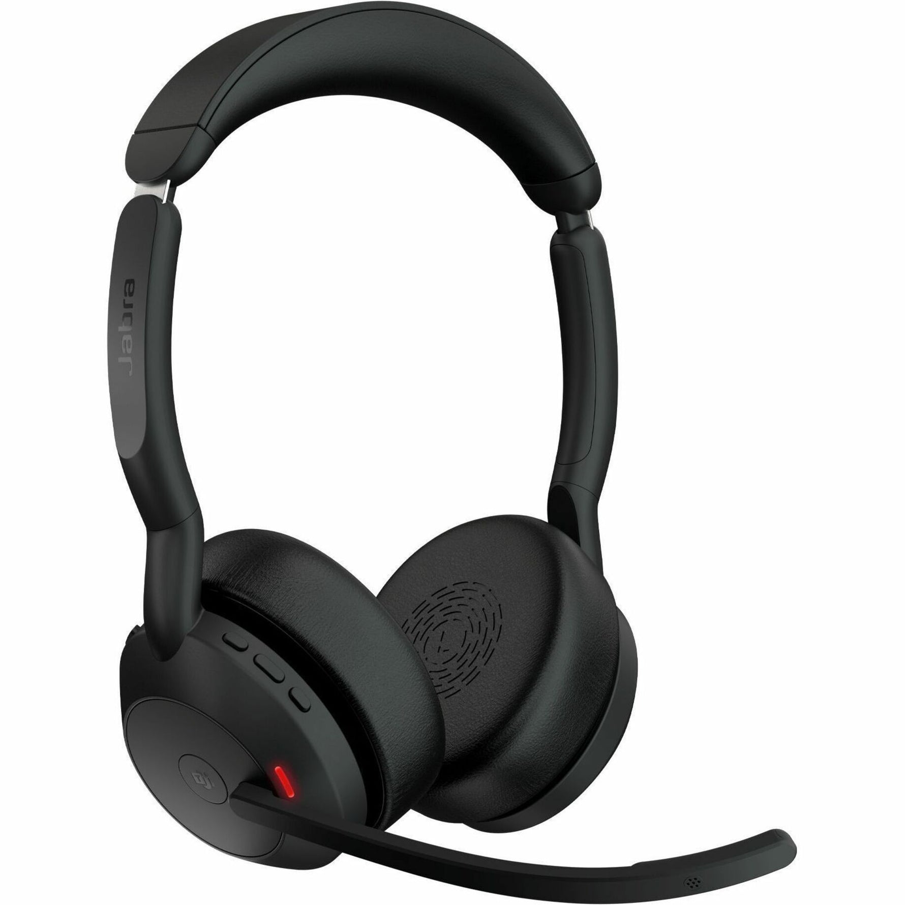 Jabra Evolve2 55 Wired/Wireless On-ear Stereo Headset - Black - Right view
