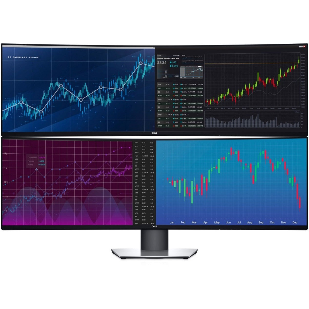 Dell UltraSharp U4924DW 49' Class Dual Quad HD (DQHD) Curved Screen LCD Monitor - 32:9 - Alternate view 27