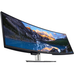 Dell UltraSharp U4924DW 49' Class Dual Quad HD (DQHD) Curved Screen LCD Monitor - 32:9 - Alternate view 10