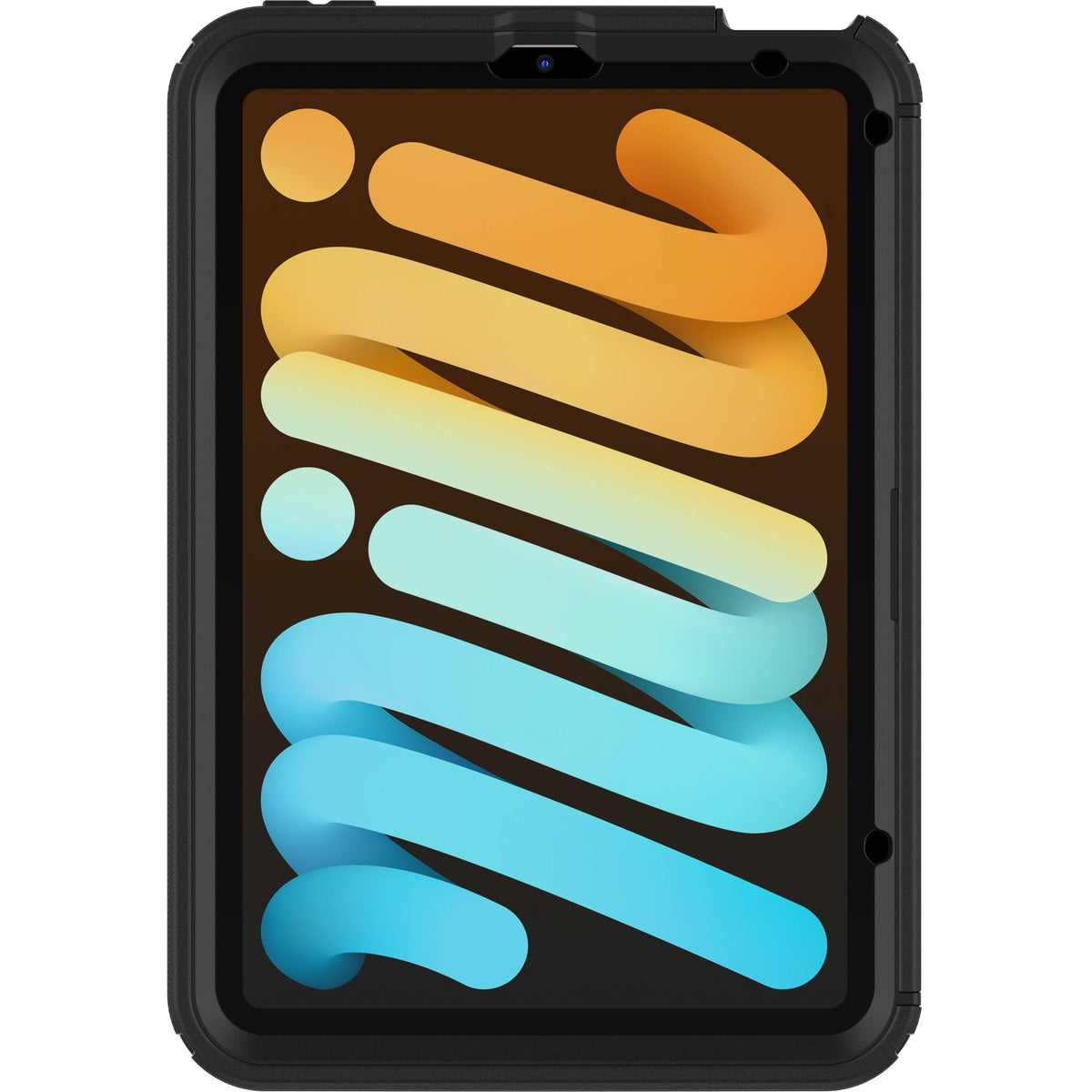 OtterBox Defender Carrying Case (Holster) Apple iPad mini (6th Generation) Tablet, Apple Pencil - Black