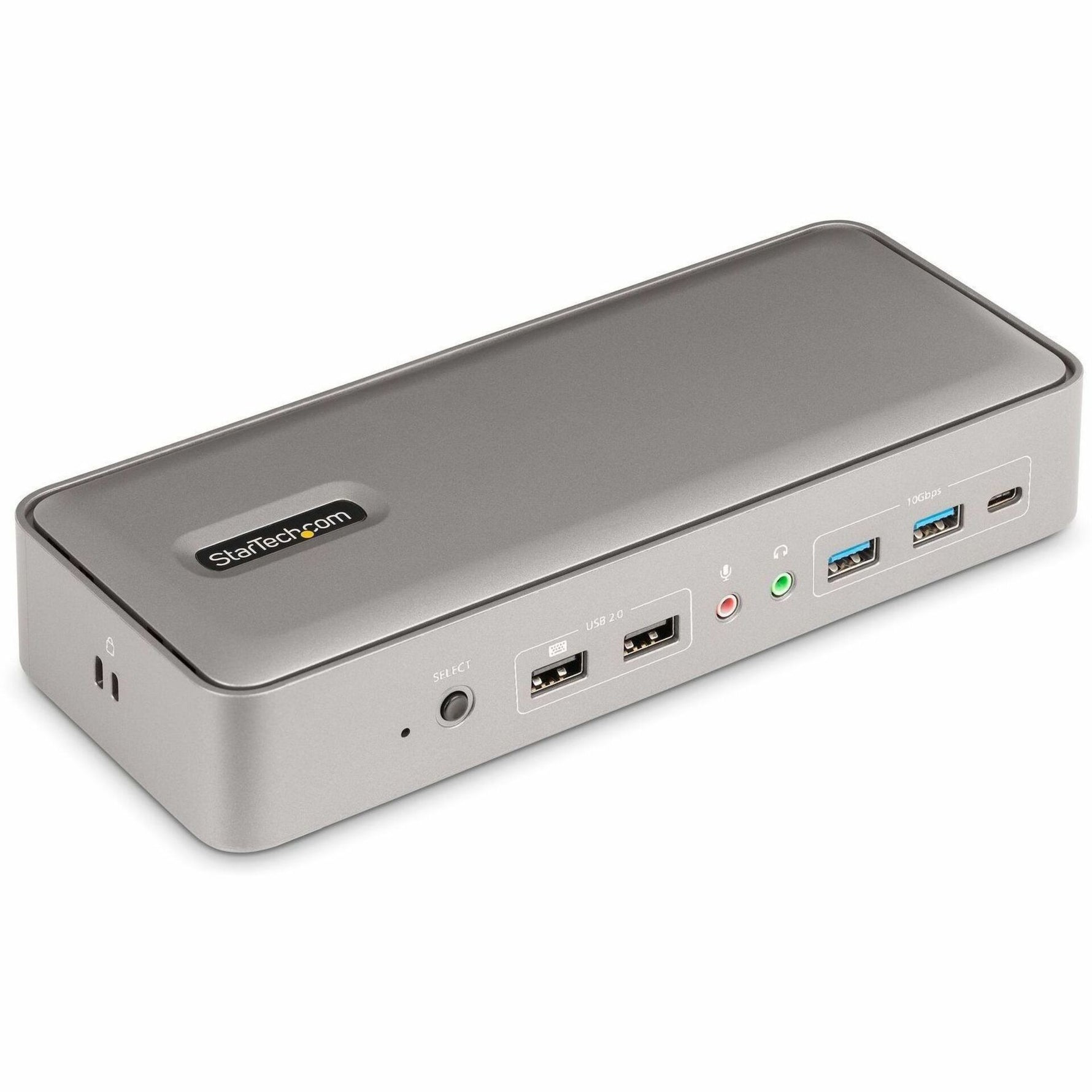 StarTech.com Dual-Laptop USB-C KVM Docking Station, Dual Monitor 4K 60Hz DisplayPort Dock, 5x USB Hub, GbE, 90W/45W PD, Windows/Mac, TAA