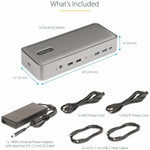 StarTech.com Dual-Laptop USB-C KVM Docking Station, Dual Monitor 4K 60Hz DisplayPort Dock, 5x USB Hub, GbE, 90W/45W PD, Windows/Mac, TAA - Alternate view 7