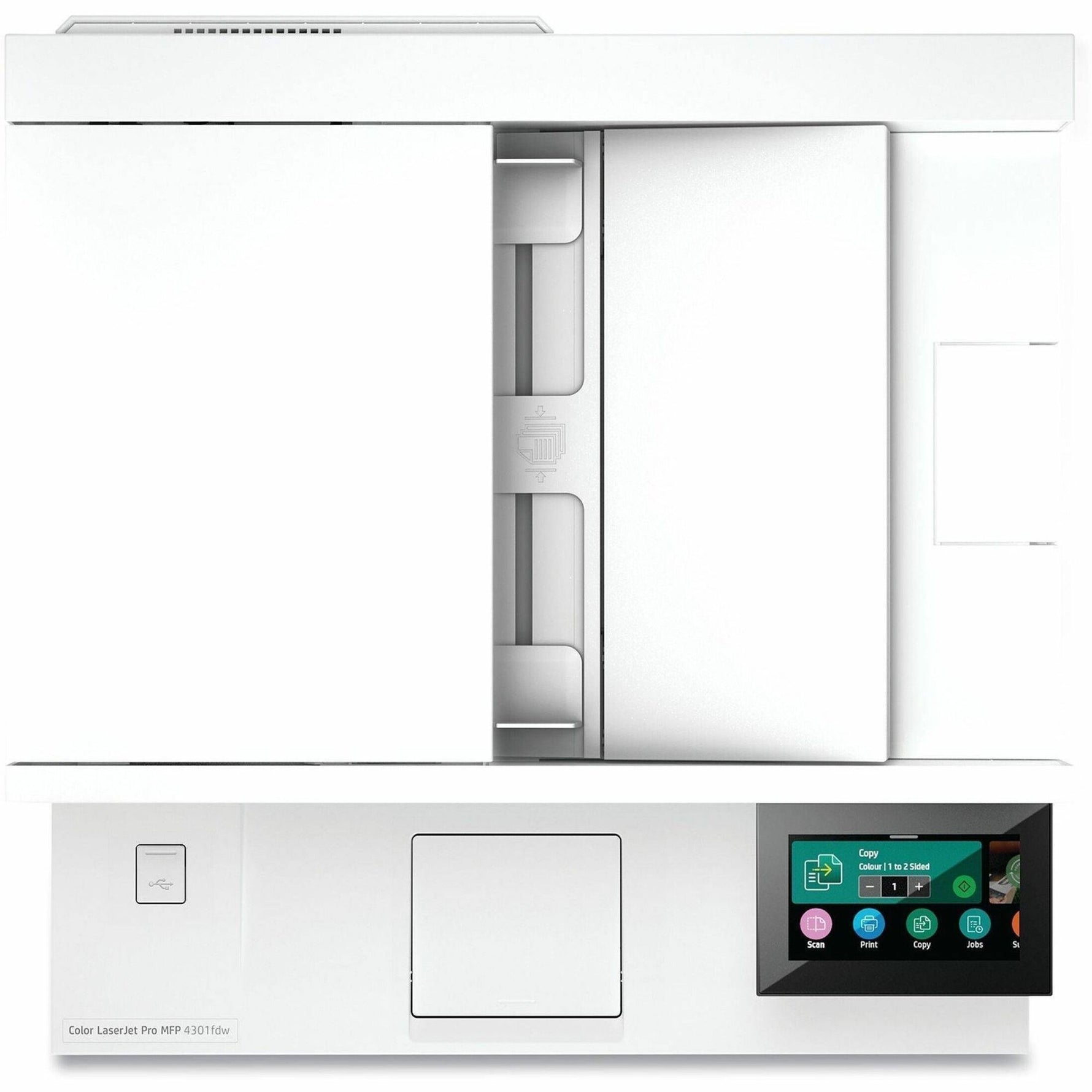 HP LaserJet Pro 4301fdw Wireless Laser Multifunction Printer - Colour - Top view