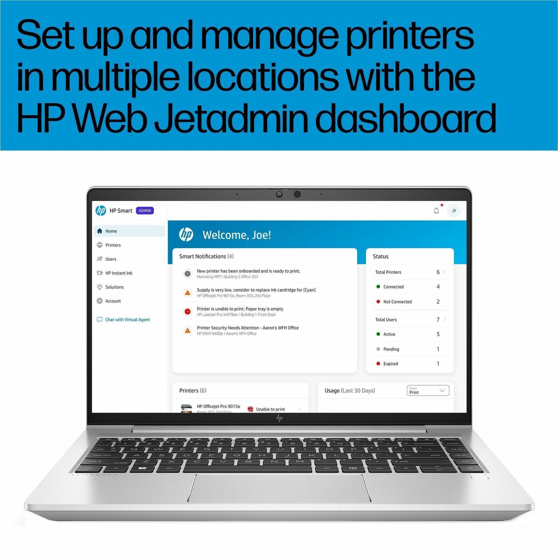 HP LaserJet Pro 4301fdw Wireless Laser Multifunction Printer - Colour - Alternate view 9