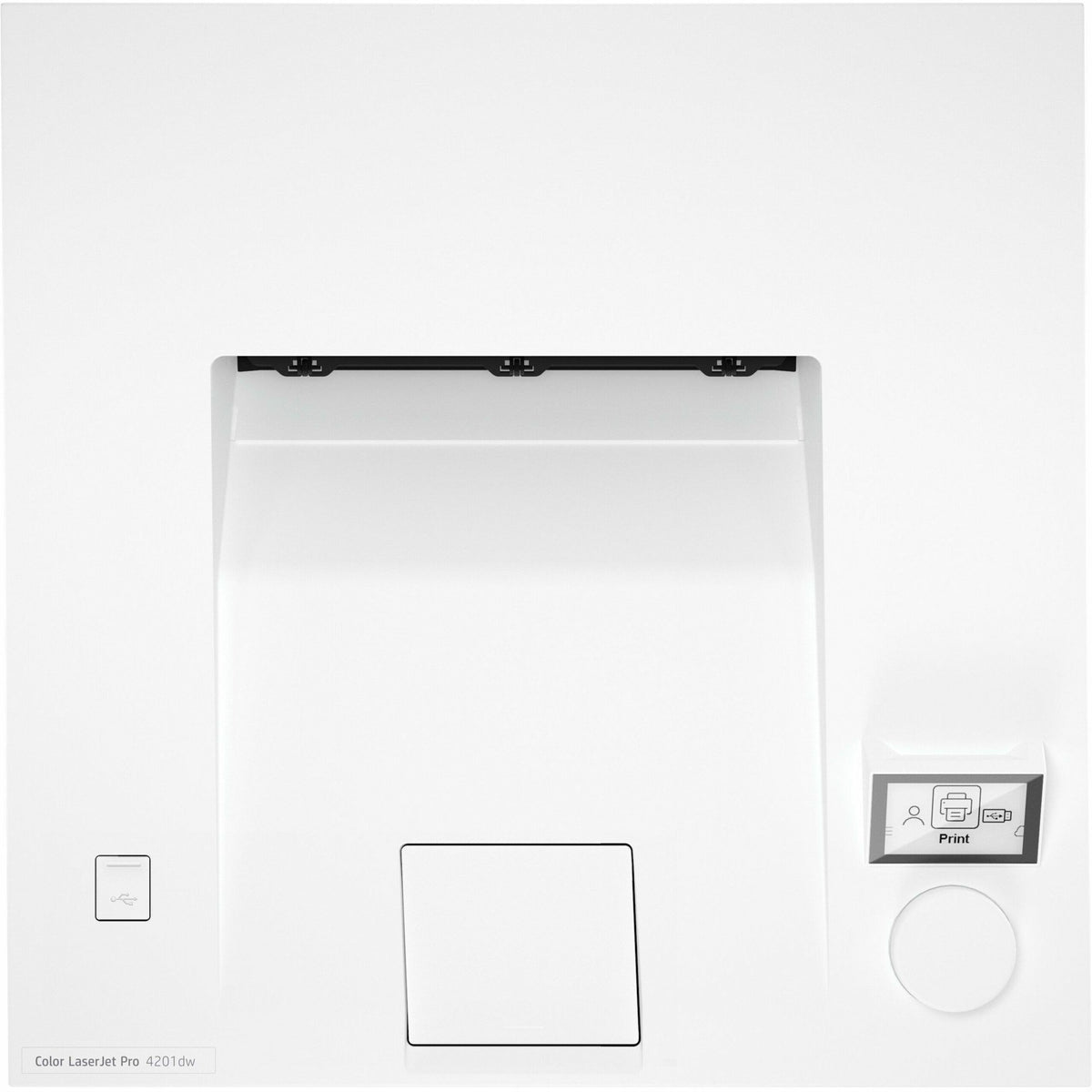 HP LaserJet Pro 4201dw Laser Printer - Colour - Top view