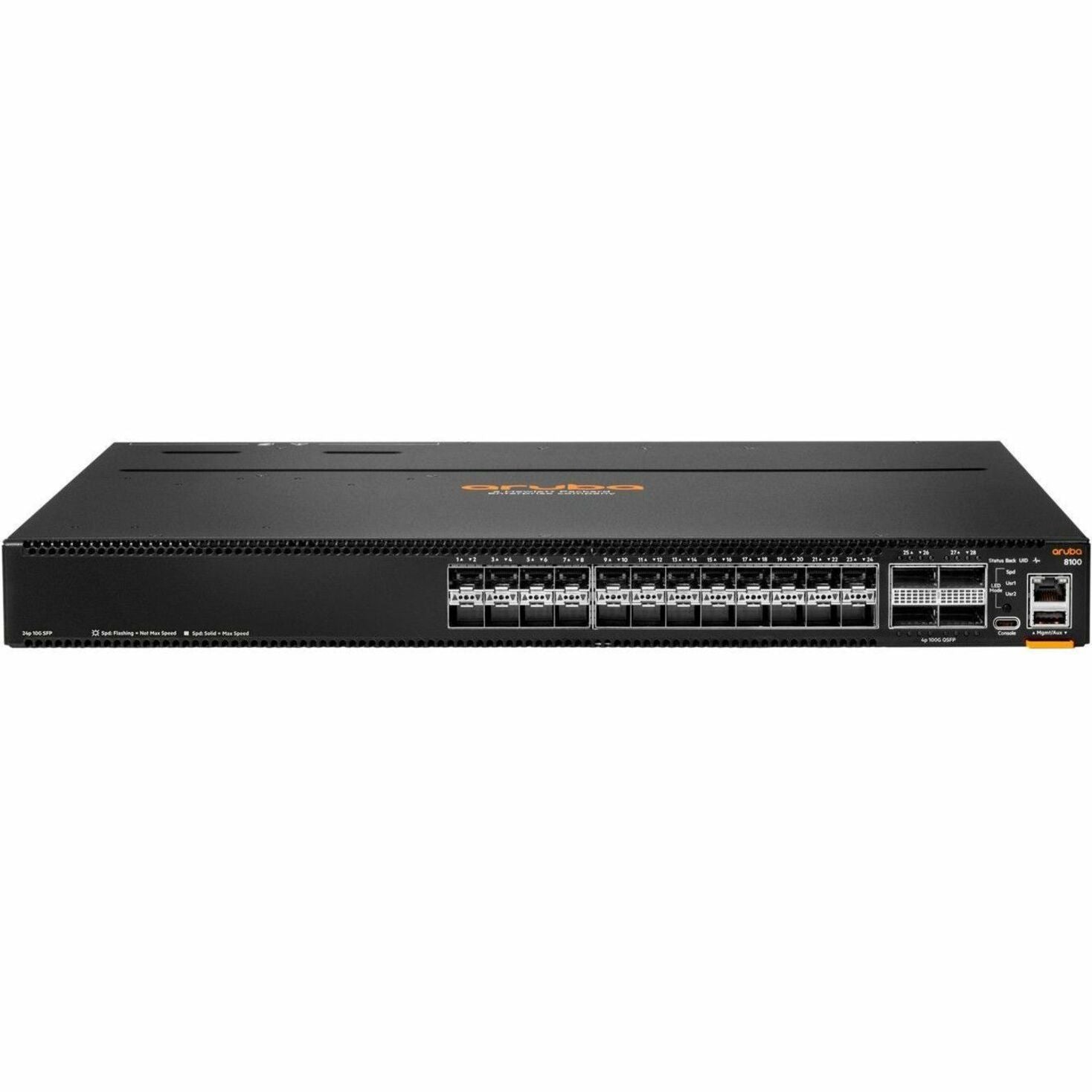 HPE CX 8100 24XF4C Manageable Ethernet Switch - 10 Gigabit Ethernet, 100 Gigabit Ethernet - 10GBase-X, 100GBase-X, 40GBase-X, 1000Base-X