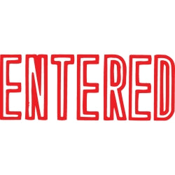 X-Stamper 1021 Entered Red (Each)