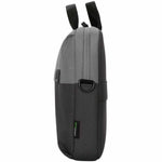 Targus Sagano EcoSmart TBS574GL Carrying Case (Slipcase) for 35.6 cm (14') Notebook - Black/Grey - Left view